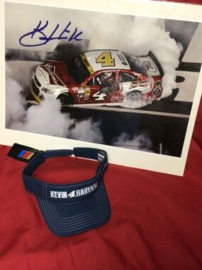 NASCAR Kevin Harvick hat and poster